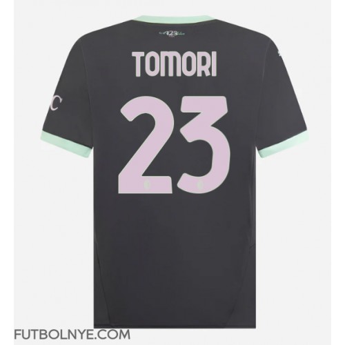 Camiseta AC Milan Fikayo Tomori #23 Tercera Equipación 2024-25 manga corta